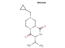 (3R,9aR)-8-(cyclopropylmethyl)-3-isopropyltetrahydro-2H-pyrazino[1,2-a]pyrazine-1,4(3H,6H)-dione
