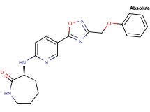 (3S)-3-({5-[3-(phenoxymethyl)-1,2,4-oxadiazol-5-yl]-2-pyridinyl}amino)-2-azepanone
