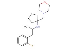 N-[2-(2-fluorophenyl)-1-methylethyl]-1-(morpholin-4-ylmethyl)cyclopentanamine