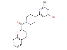 6-[1-(3,4-dihydro-2H-chromen-2-ylcarbonyl)-4-piperidinyl]-2-methyl-4-pyrimidinol