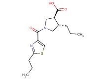 (3S*,4S*)-4-propyl-1-[(2-propyl-1,3-thiazol-4-yl)carbonyl]pyrrolidine-3-carboxylic acid