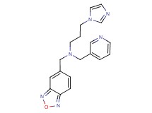 (2,1,3-benzoxadiazol-5-ylmethyl)[3-(1H-imidazol-1-yl)propyl](pyridin-3-ylmethyl)amine