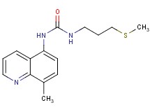 N-(8-methylquinolin-5-yl)-N'-[3-(methylthio)propyl]urea