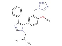 1-[5-(1-isobutyl-4-phenyl-1H-imidazol-5-yl)-2-methoxybenzyl]-1H-1,2,4-triazole