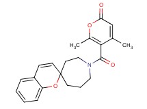 4,6-dimethyl-5-(1H-spiro[azepane-4,2'-chromen]-1-ylcarbonyl)-2H-pyran-2-one