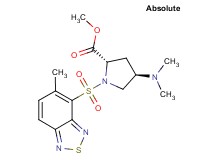 methyl (2S,4R)-4-(dimethylamino)-1-[(5-methyl-2,1,3-benzothiadiazol-4-yl)sulfonyl]pyrrolidine-2-carboxylate