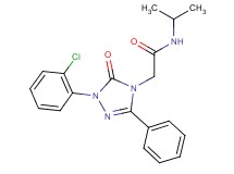 2-[1-(2-chlorophenyl)-5-oxo-3-phenyl-1,5-dihydro-4H-1,2,4-triazol-4-yl]-N-isopropylacetamide