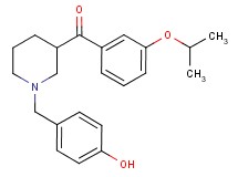 [1-(4-hydroxybenzyl)-3-piperidinyl](3-isopropoxyphenyl)methanone