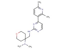 N-{[4-(dimethylamino)tetrahydro-2H-pyran-4-yl]methyl}-4-(2,6-dimethylpyridin-3-yl)pyrimidin-2-amine