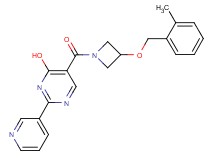 5-({3-[(2-methylbenzyl)oxy]azetidin-1-yl}carbonyl)-2-pyridin-3-ylpyrimidin-4-ol