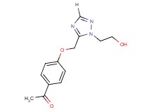 1-(4-{[1-(2-hydroxyethyl)-1H-1,2,4-triazol-5-yl]methoxy}phenyl)ethanone
