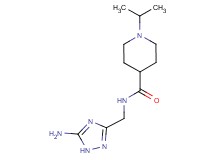 N-[(5-amino-1H-1,2,4-triazol-3-yl)methyl]-1-isopropyl-4-piperidinecarboxamide
