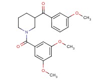 [1-(3,5-dimethoxybenzoyl)-3-piperidinyl](3-methoxyphenyl)methanone