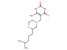 6-methyl-5-{[2-(4-methylpentyl)-4-morpholinyl]methyl}-2,4(1H,3H)-pyrimidinedione