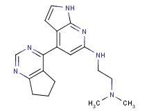 N'-[4-(6,7-dihydro-5H-cyclopenta[d]pyrimidin-4-yl)-1H-pyrrolo[2,3-b]pyridin-6-yl]-N,N-dimethylethane-1,2-diamine