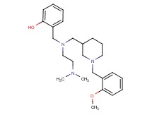 2-[([2-(dimethylamino)ethyl]{[1-(2-methoxybenzyl)-3-piperidinyl]methyl}amino)methyl]phenol