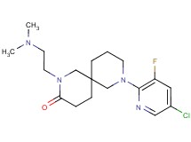 8-(5-chloro-3-fluoro-2-pyridinyl)-2-[2-(dimethylamino)ethyl]-2,8-diazaspiro[5.5]undecan-3-one