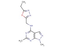 N-[(5-ethyl-1,3,4-oxadiazol-2-yl)methyl]-1,6-dimethyl-1H-pyrazolo[3,4-d]pyrimidin-4-amine