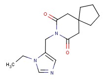 8-[(1-ethyl-1H-imidazol-5-yl)methyl]-8-azaspiro[4.5]decane-7,9-dione