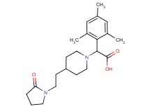 mesityl{4-[2-(2-oxopyrrolidin-1-yl)ethyl]piperidin-1-yl}acetic acid