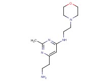 6-(2-aminoethyl)-2-methyl-N-(2-morpholin-4-ylethyl)pyrimidin-4-amine