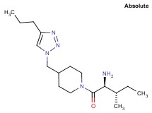 [(1S,2S)-2-methyl-1-({4-[(4-propyl-1H-1,2,3-triazol-1-yl)methyl]-1-piperidinyl}carbonyl)butyl]amine trifluoroacetate