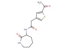 2-(5-acetyl-3-thienyl)-N-(2-oxoazepan-3-yl)acetamide
