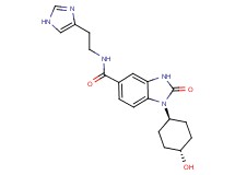 1-(trans-4-hydroxycyclohexyl)-N-[2-(1H-imidazol-4-yl)ethyl]-2-oxo-2,3-dihydro-1H-benzimidazole-5-carboxamide