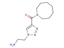 2-[4-(azocan-1-ylcarbonyl)-1H-1,2,3-triazol-1-yl]ethanamine