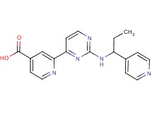 2-{2-[(1-pyridin-4-ylpropyl)amino]pyrimidin-4-yl}isonicotinic acid