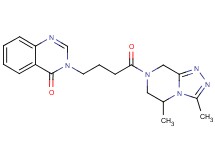 3-[4-(3,5-dimethyl-5,6-dihydro[1,2,4]triazolo[4,3-a]pyrazin-7(8H)-yl)-4-oxobutyl]quinazolin-4(3H)-one