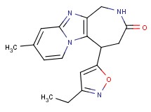 5-(3-ethylisoxazol-5-yl)-9-methyl-1,2,4,5-tetrahydro-3H-pyrido[1',2':1,2]imidazo[4,5-c]azepin-3-one