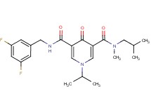 N'-(3,5-difluorobenzyl)-N-isobutyl-1-isopropyl-N-methyl-4-oxo-1,4-dihydro-3,5-pyridinedicarboxamide