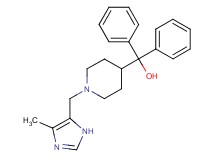 {1-[(4-methyl-1H-imidazol-5-yl)methyl]-4-piperidinyl}(diphenyl)methanol