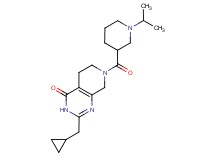 2-(cyclopropylmethyl)-7-[(1-isopropyl-3-piperidinyl)carbonyl]-5,6,7,8-tetrahydropyrido[3,4-d]pyrimidin-4(3H)-one
