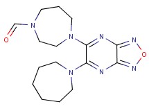 4-[6-(1-azepanyl)[1,2,5]oxadiazolo[3,4-b]pyrazin-5-yl]-1,4-diazepane-1-carbaldehyde