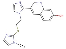 3-(1-{2-[(1-methyl-1H-imidazol-2-yl)thio]ethyl}-1H-imidazol-2-yl)quinolin-7-ol
