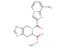 methyl 5-[(8-methylimidazo[1,2-a]pyridin-2-yl)carbonyl]-4,5,6,7-tetrahydro-3H-imidazo[4,5-c]pyridine-6-carboxylate bis(trifluoroacetate)