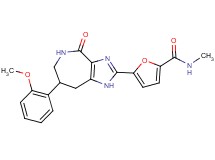 5-[7-(2-methoxyphenyl)-4-oxo-1,4,5,6,7,8-hexahydroimidazo[4,5-c]azepin-2-yl]-N-methyl-2-furamide