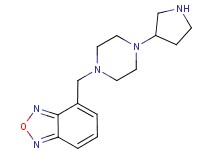 4-{[4-(3-pyrrolidinyl)-1-piperazinyl]methyl}-2,1,3-benzoxadiazole dihydrochloride