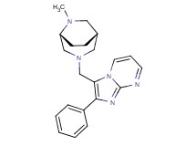 3-{[(1S*,5R*)-6-methyl-3,6-diazabicyclo[3.2.2]non-3-yl]methyl}-2-phenylimidazo[1,2-a]pyrimidine