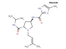 (4R)-N-isopropyl-1-(3-methylbut-2-en-1-yl)-4-{[(4-methyl-1H-imidazol-2-yl)carbonyl]amino}-L-prolinamide