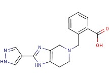 2-{[2-(1H-pyrazol-4-yl)-1,4,6,7-tetrahydro-5H-imidazo[4,5-c]pyridin-5-yl]methyl}benzoic acid