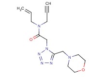 N-allyl-2-[5-(4-morpholinylmethyl)-1H-tetrazol-1-yl]-N-2-propyn-1-ylacetamide