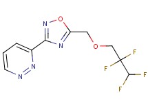 3-{5-[(2,2,3,3-tetrafluoropropoxy)methyl]-1,2,4-oxadiazol-3-yl}pyridazine