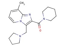 8-methyl-2-(piperidin-1-ylcarbonyl)-3-(pyrrolidin-1-ylmethyl)imidazo[1,2-a]pyridine