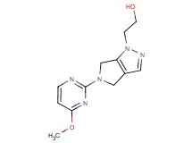 2-[5-(4-methoxypyrimidin-2-yl)-5,6-dihydropyrrolo[3,4-c]pyrazol-1(4H)-yl]ethanol