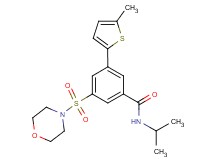 N-isopropyl-3-(5-methyl-2-thienyl)-5-(4-morpholinylsulfonyl)benzamide