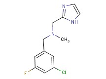 (3-chloro-5-fluorobenzyl)(1H-imidazol-2-ylmethyl)methylamine