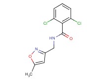 2,6-dichloro-N-[(5-methyl-3-isoxazolyl)methyl]benzamide